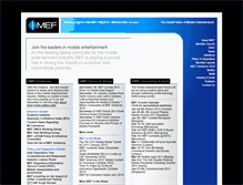 Tablet Screenshot of m-e-f.org